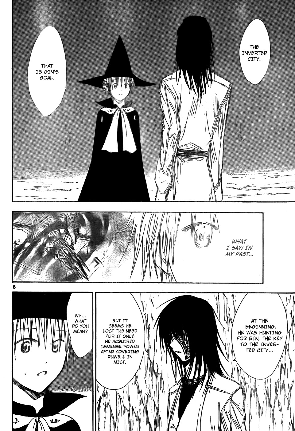 Jio to Ougon to Kinjirareta Mahou Chapter 26 page 8 - Chapter 26: The Inverted City