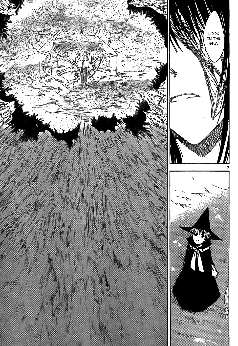 Jio to Ougon to Kinjirareta Mahou Chapter 26 page 9 - Chapter 26: The Inverted City