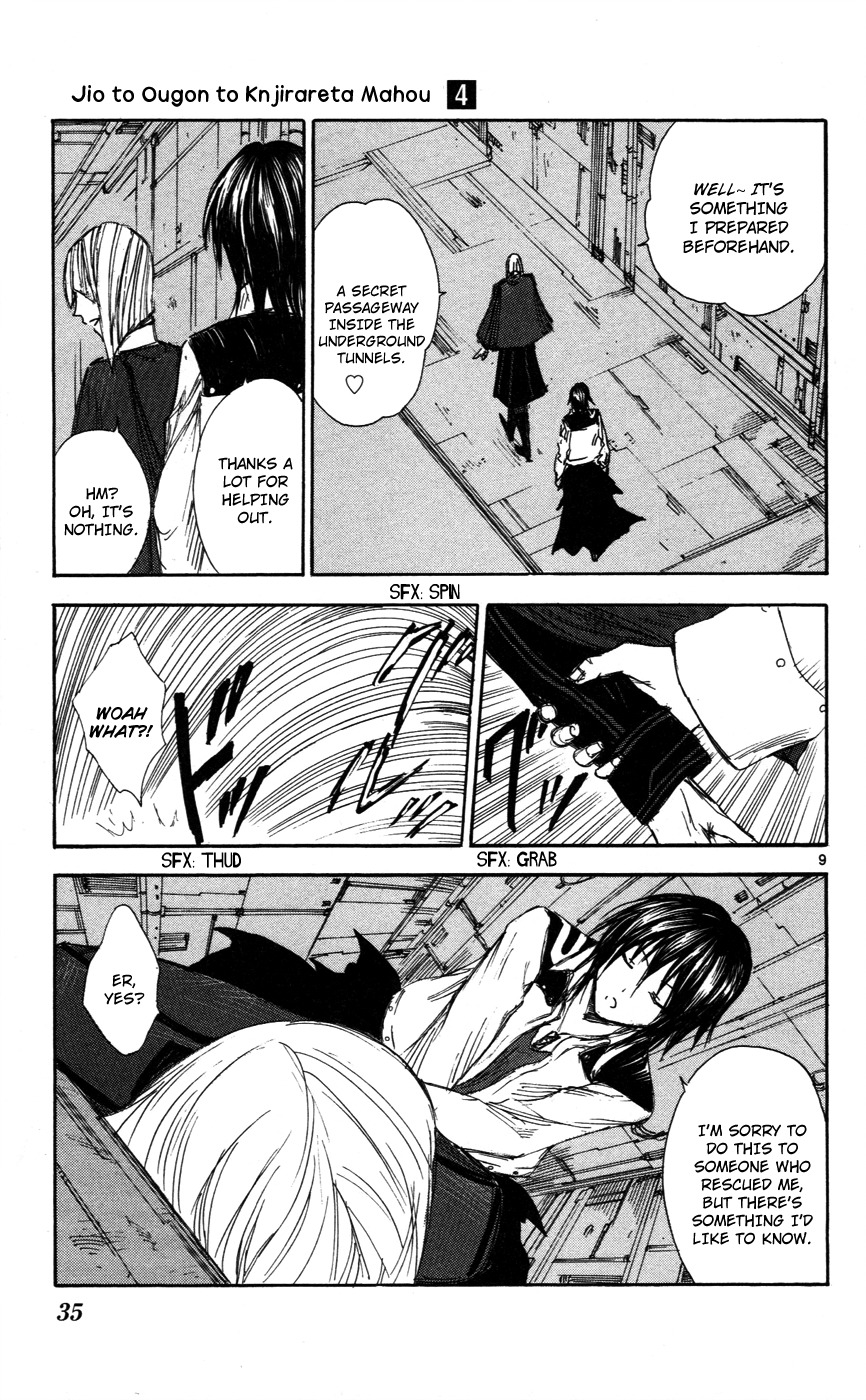 Jio to Ougon to Kinjirareta Mahou Chapter 28 page 9 - Chapter 28: World's Top Magician