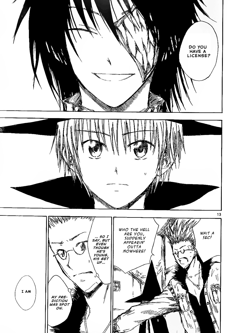 Jio to Ougon to Kinjirareta Mahou Chapter 3 page 14 - Chapter 3: A Magician's License