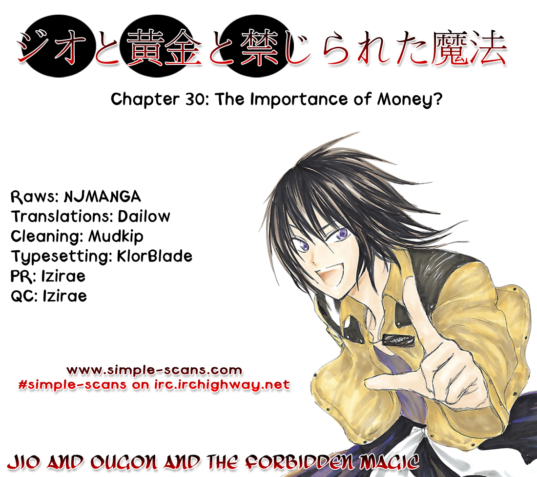 Jio to Ougon to Kinjirareta Mahou Chapter 30 page 29 - Chapter 30: The Importance of Money?