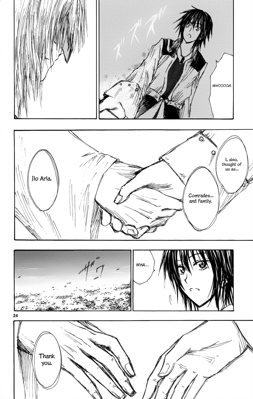Jio to Ougon to Kinjirareta Mahou Chapter 33 page 24 - Chapter 33: We're Friends, Right?
