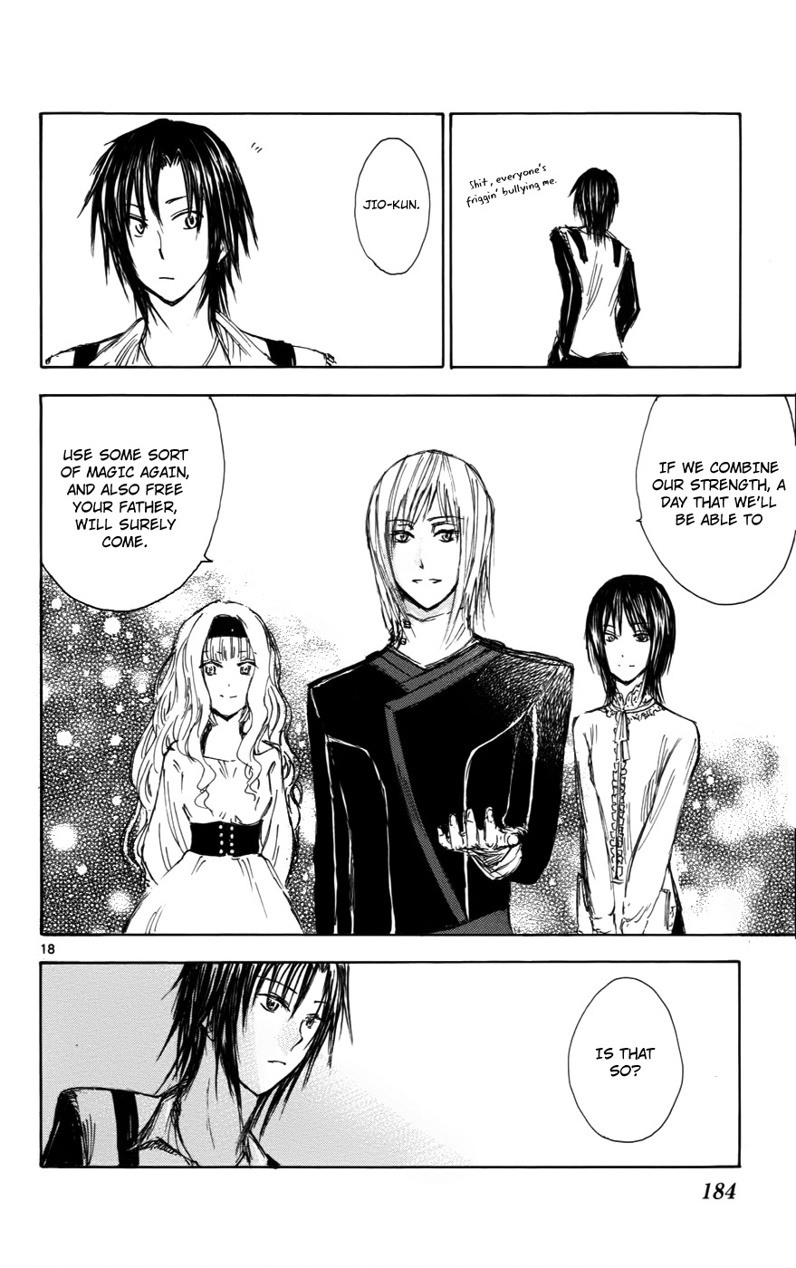Jio to Ougon to Kinjirareta Mahou Chapter 34 page 18 - Chapter 34: Unchanged