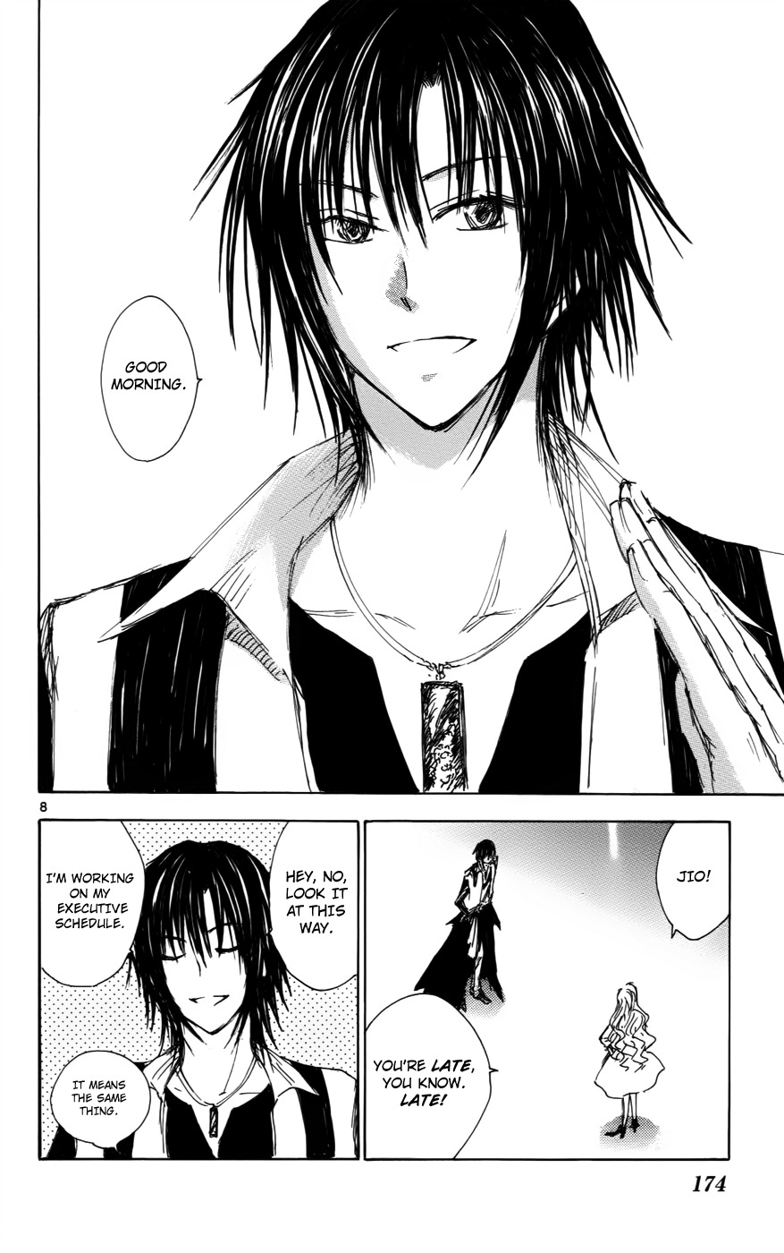 Jio to Ougon to Kinjirareta Mahou Chapter 34 page 8 - Chapter 34: Unchanged