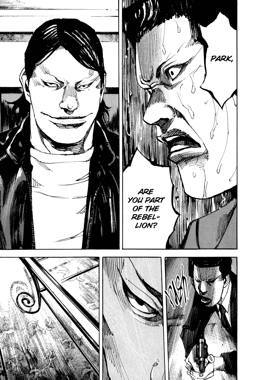 Jiraishin Diablo Chapter 4 page 28 - Chapter 4: The Lost Island / Part 4 "Disrespect"