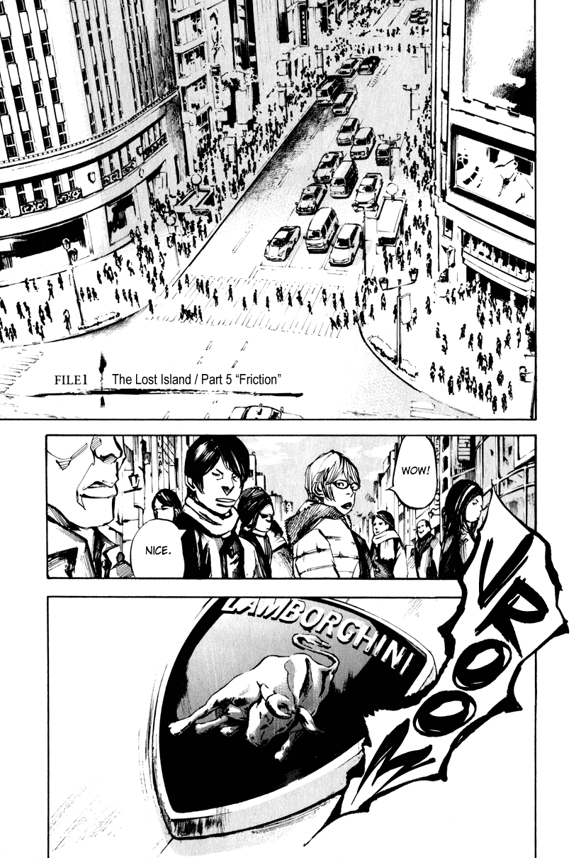 Jiraishin Diablo Chapter 5 page 2 - Chapter 5: The Lost Island / Part 5 "Friction"