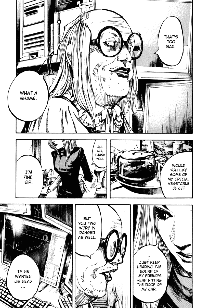 Jiraishin Diablo Chapter 5 page 27 - Chapter 5: The Lost Island / Part 5 "Friction"