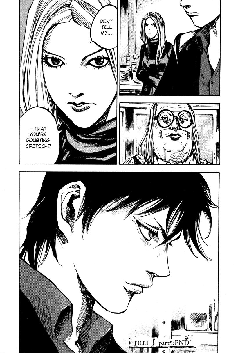 Jiraishin Diablo Chapter 5 page 34 - Chapter 5: The Lost Island / Part 5 "Friction"