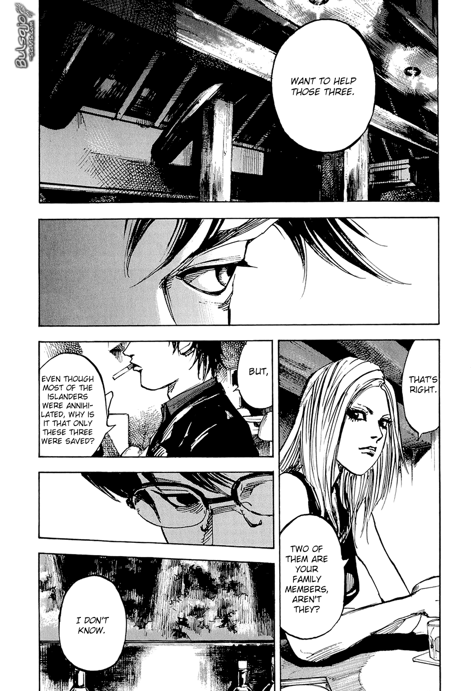 Jiraishin Diablo Chapter 6 page 25 - Chapter 6: The Lost Island / Part 6 "Explosion"