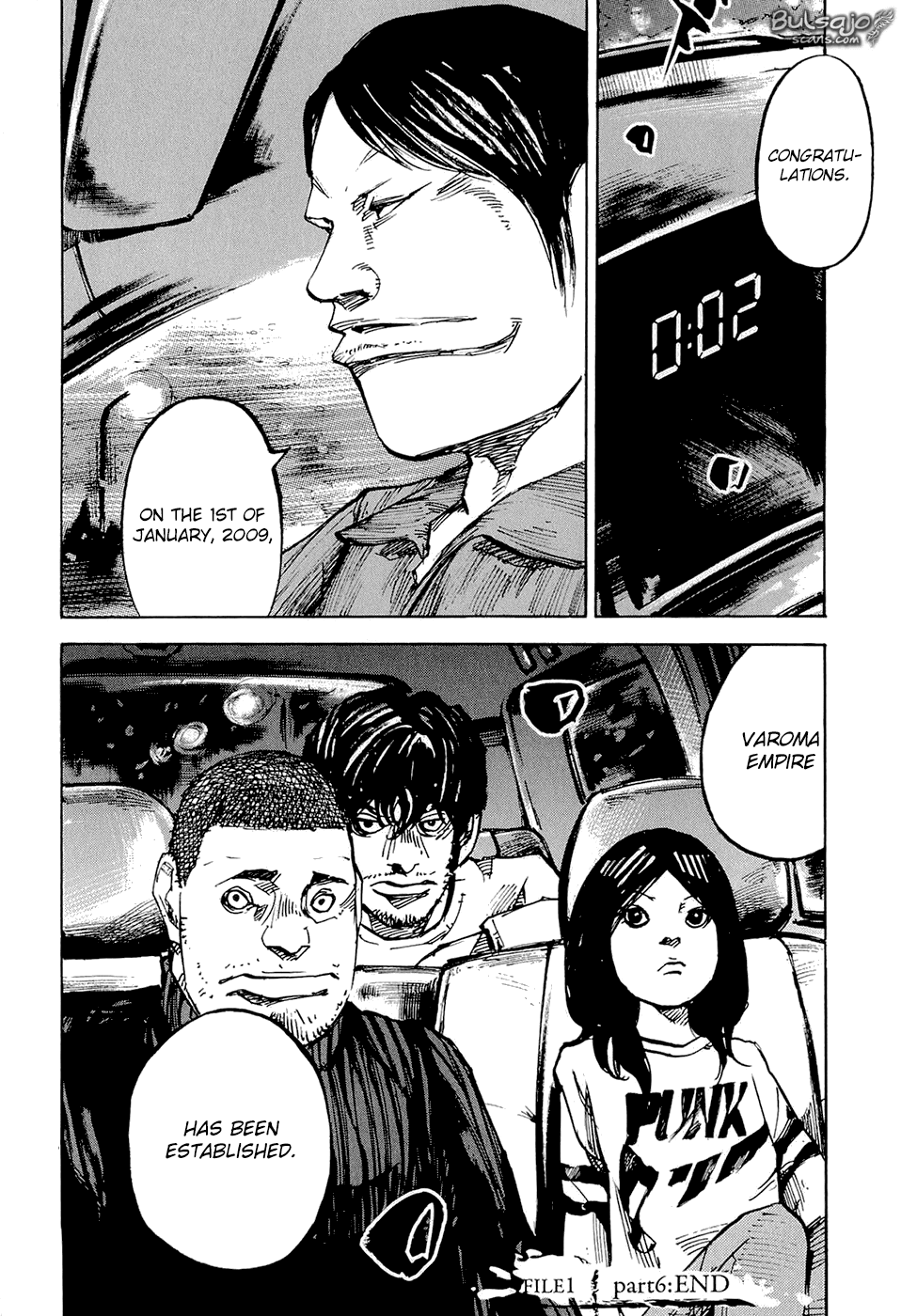 Jiraishin Diablo Chapter 6 page 33 - Chapter 6: The Lost Island / Part 6 "Explosion"