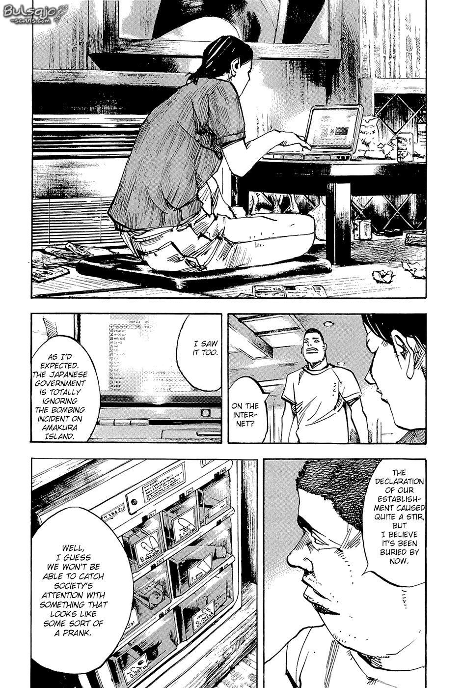 Jiraishin Diablo Chapter 7 page 15 - Chapter 7: The Lost Island / Part 7 "Eclipse"