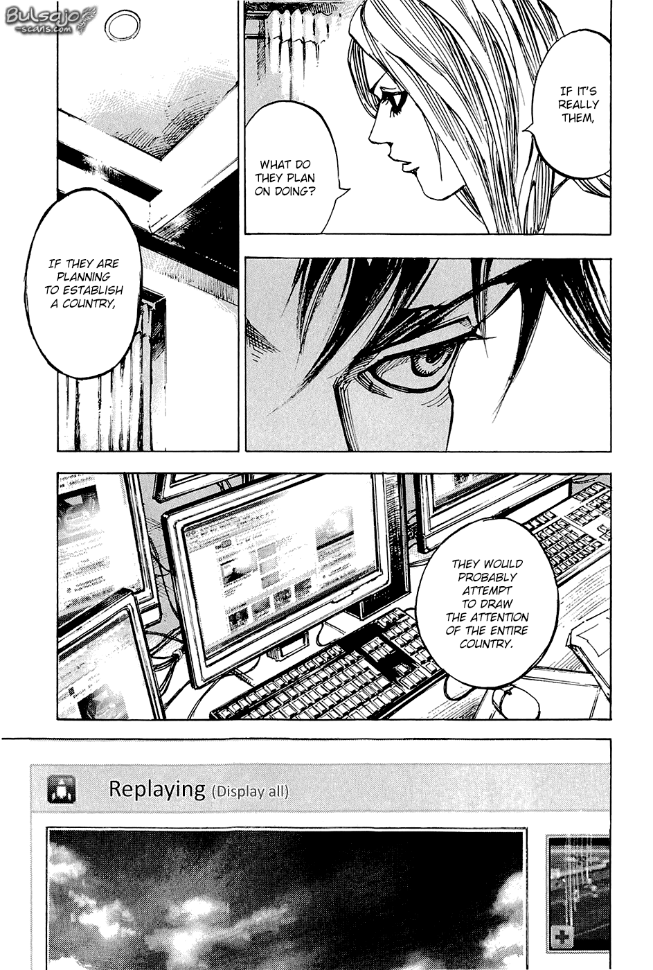 Jiraishin Diablo Chapter 7 page 34 - Chapter 7: The Lost Island / Part 7 "Eclipse"