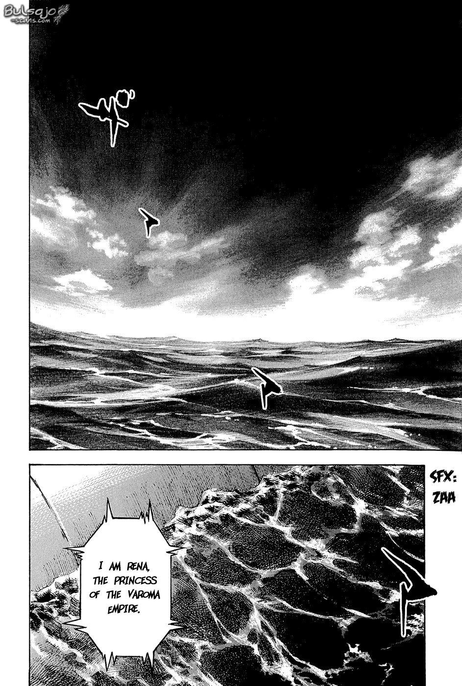 Jiraishin Diablo Chapter 7 page 35 - Chapter 7: The Lost Island / Part 7 "Eclipse"