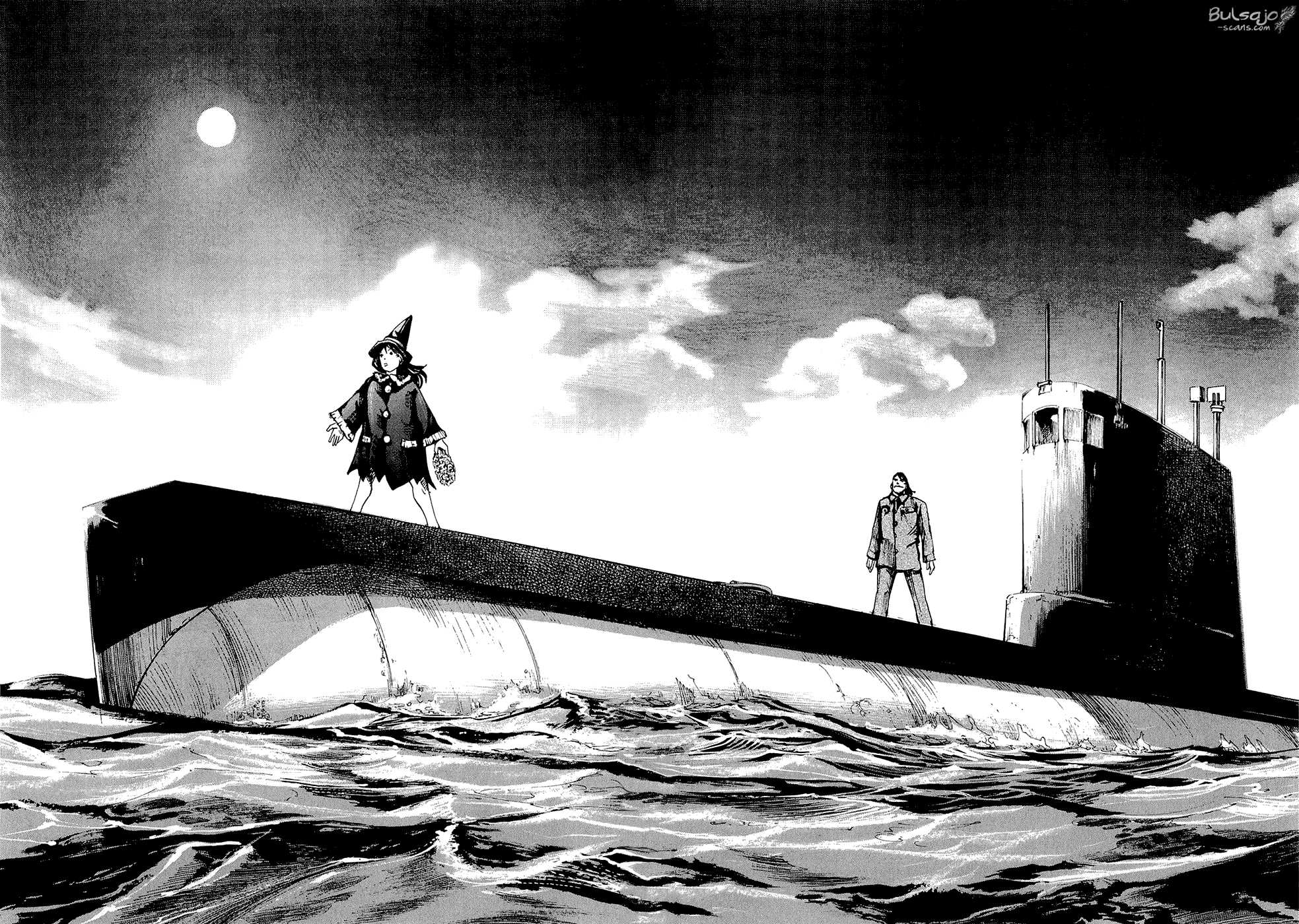Jiraishin Diablo Chapter 7 page 37 - Chapter 7: The Lost Island / Part 7 "Eclipse"