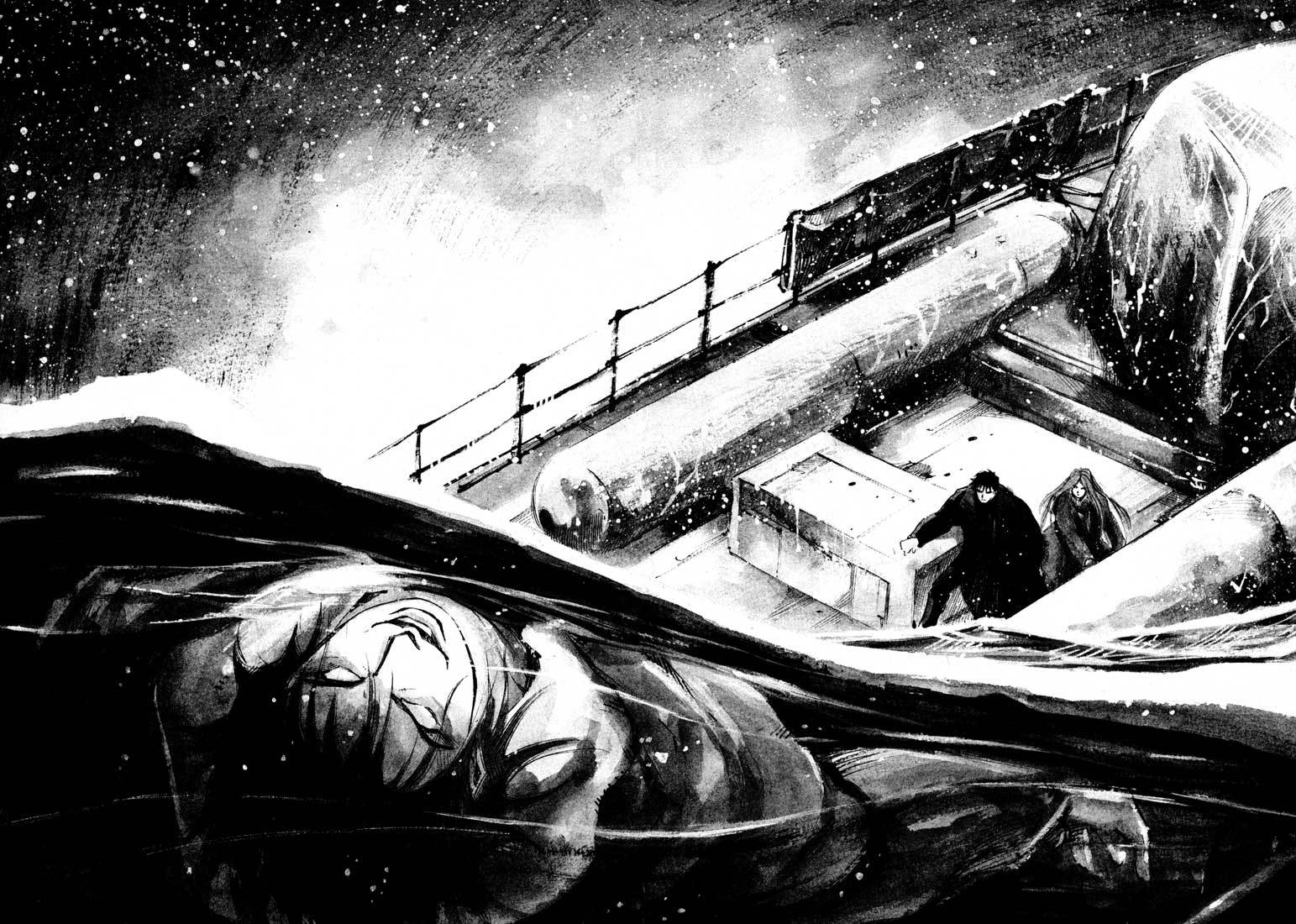 Jiraishin Chapter 13.5 page 43 - Chapter 13.5: Blood Brothers of the Snow - To The Sea