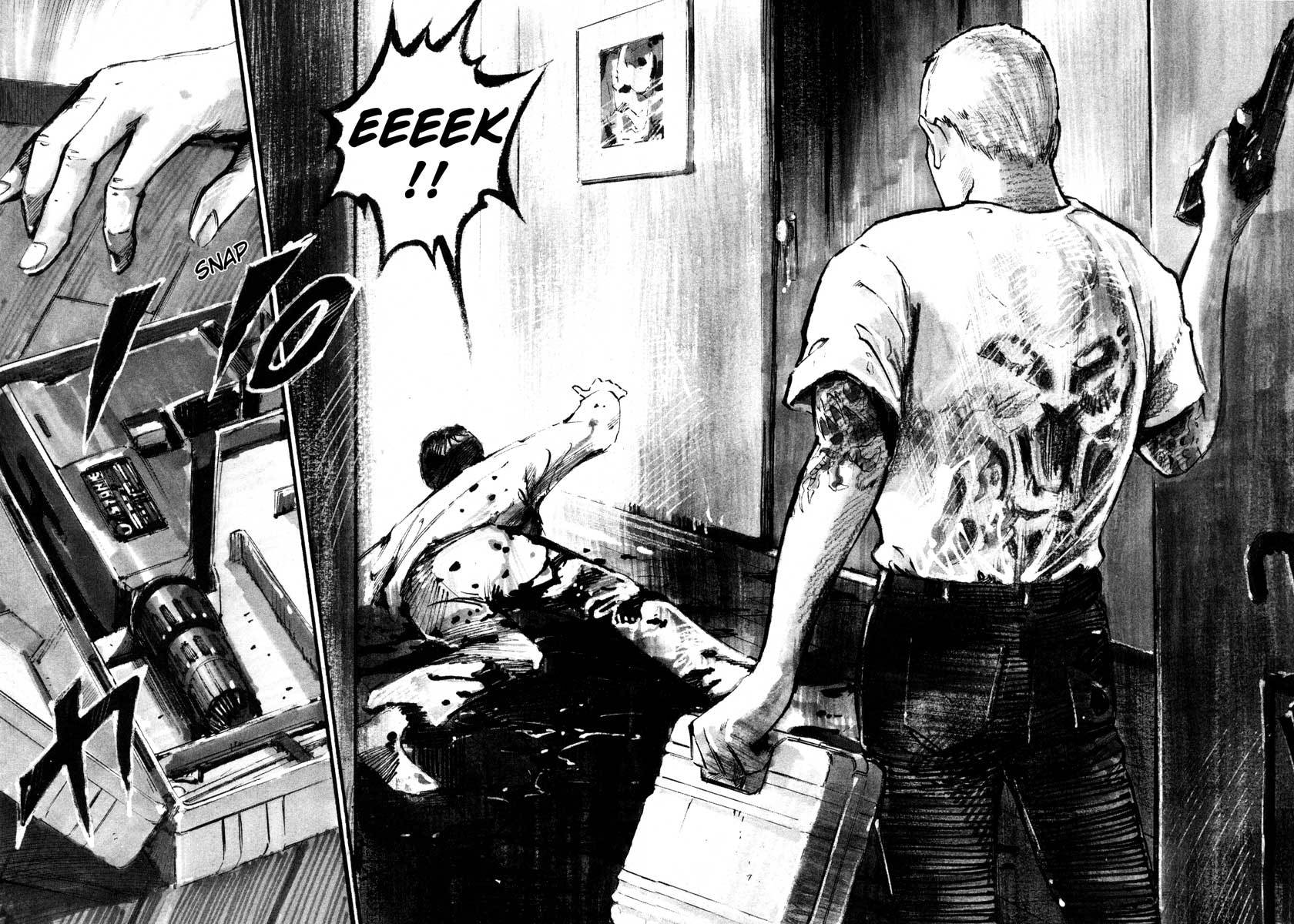 Jiraishin Chapter 17.1 page 51 - Chapter 17.1: A Tattooed Santa Claus - Mark