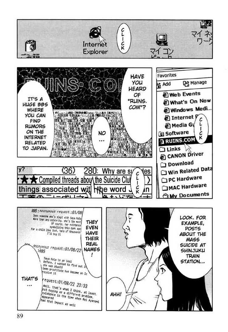 Jisatsu Circle Chapter 4 page 17 - Chapter 4 : Ruins.com