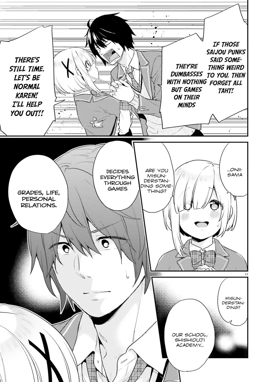 Jishou F-Rank no Oniisama ga Game de Hyouka sareru Gakuen no Chouten ni Kunrin suru Sou desu yo? Chapter 1 page 16 - Chapter 1