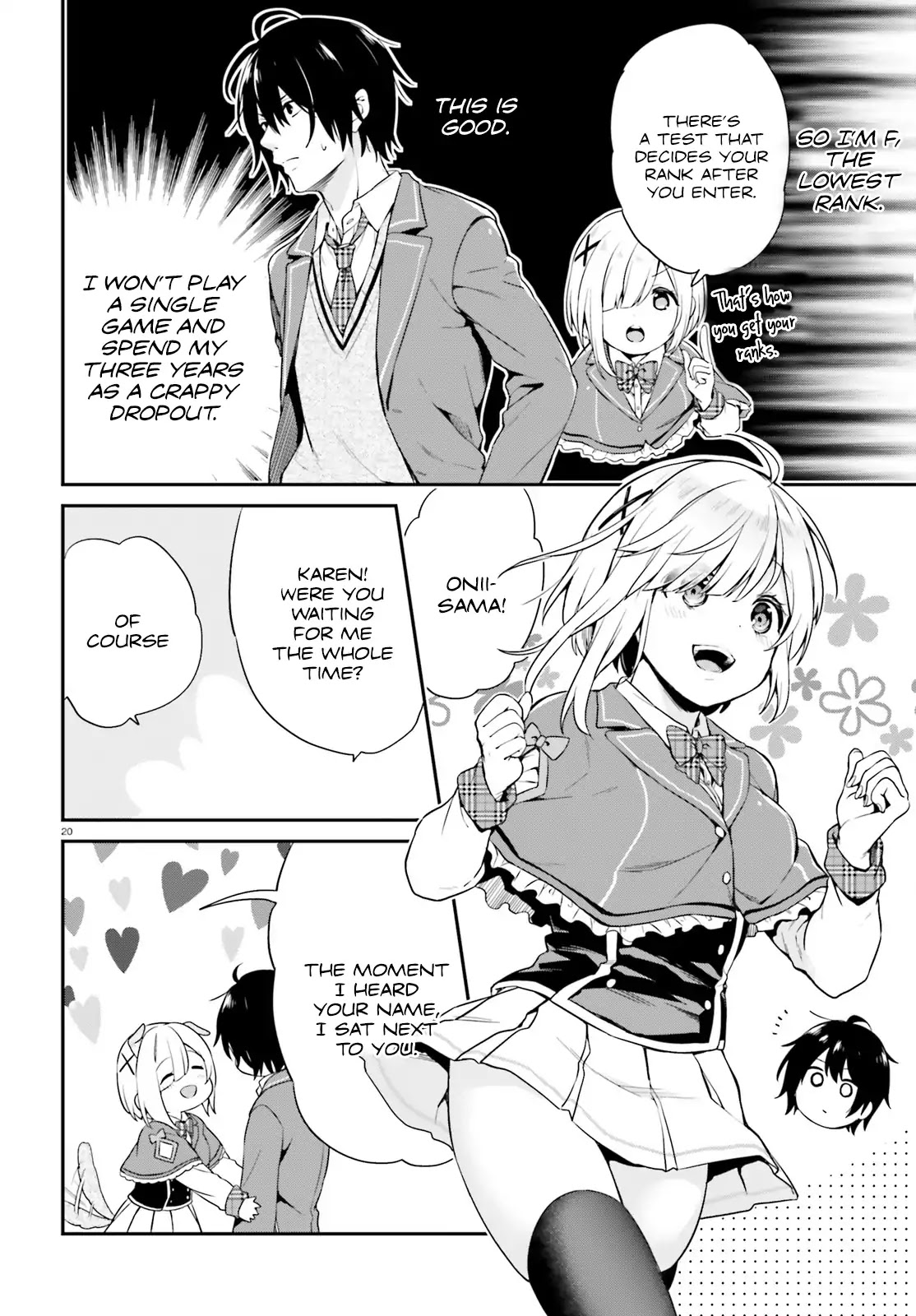 Jishou F-Rank no Oniisama ga Game de Hyouka sareru Gakuen no Chouten ni Kunrin suru Sou desu yo? Chapter 1 page 19 - Chapter 1