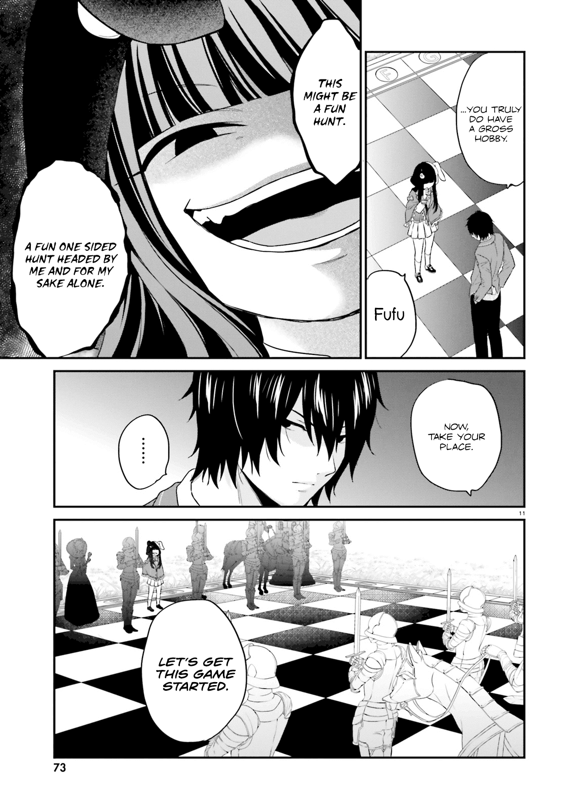 Jishou F-Rank no Oniisama ga Game de Hyouka sareru Gakuen no Chouten ni Kunrin suru Sou desu yo? Chapter 11 page 11 - Chapter 11