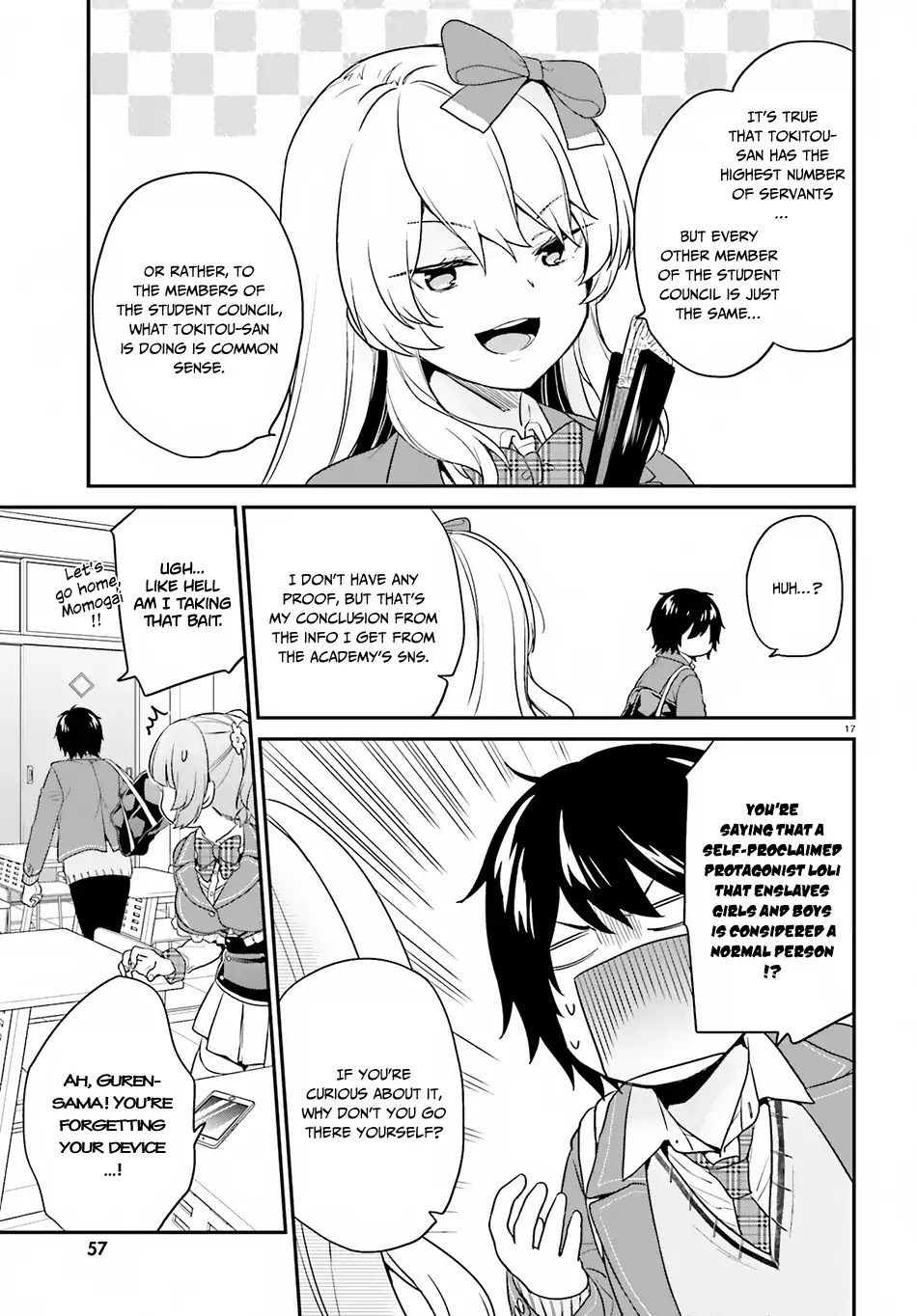Jishou F-Rank no Oniisama ga Game de Hyouka sareru Gakuen no Chouten ni Kunrin suru Sou desu yo? Chapter 14 page 18 - Chapter 14