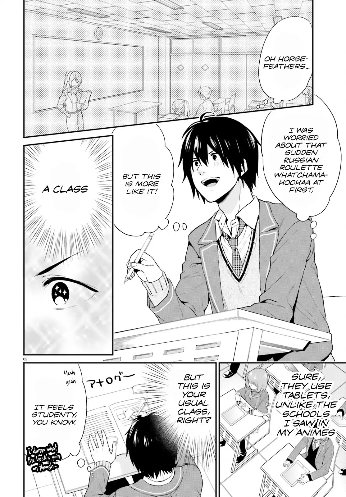 Jishou F-Rank no Oniisama ga Game de Hyouka sareru Gakuen no Chouten ni Kunrin suru Sou desu yo? Chapter 2 page 2 - Chapter 2