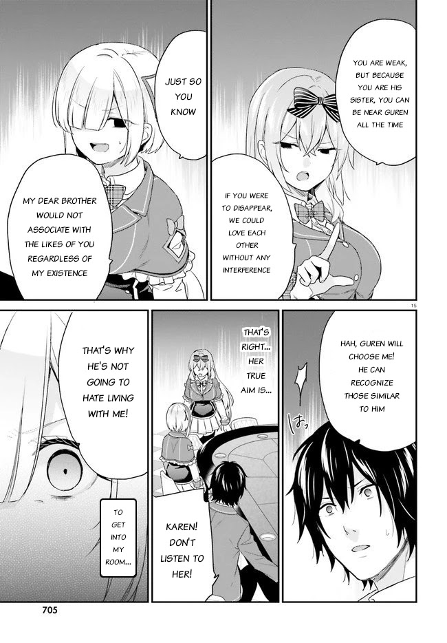 Jishou F-Rank no Oniisama ga Game de Hyouka sareru Gakuen no Chouten ni Kunrin suru Sou desu yo? Chapter 24 page 15 - Chapter 24