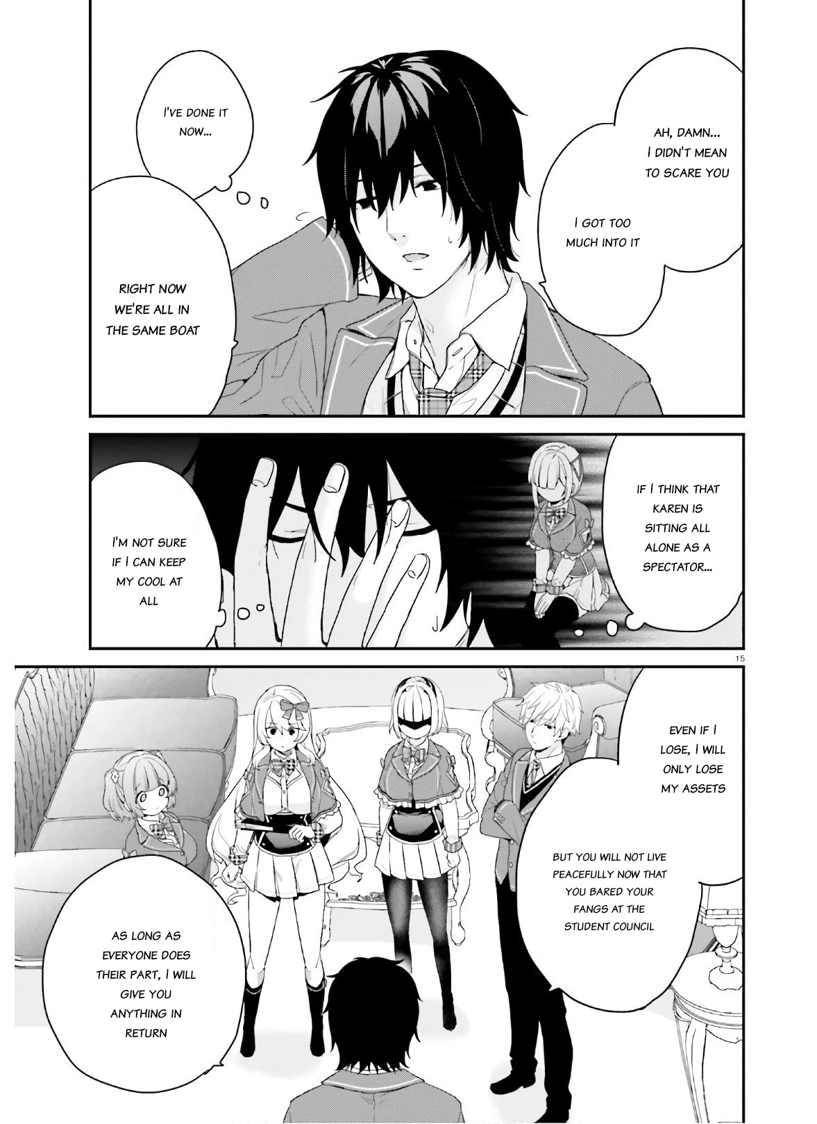 Jishou F-Rank no Oniisama ga Game de Hyouka sareru Gakuen no Chouten ni Kunrin suru Sou desu yo? Chapter 28 page 15 - Chapter 28