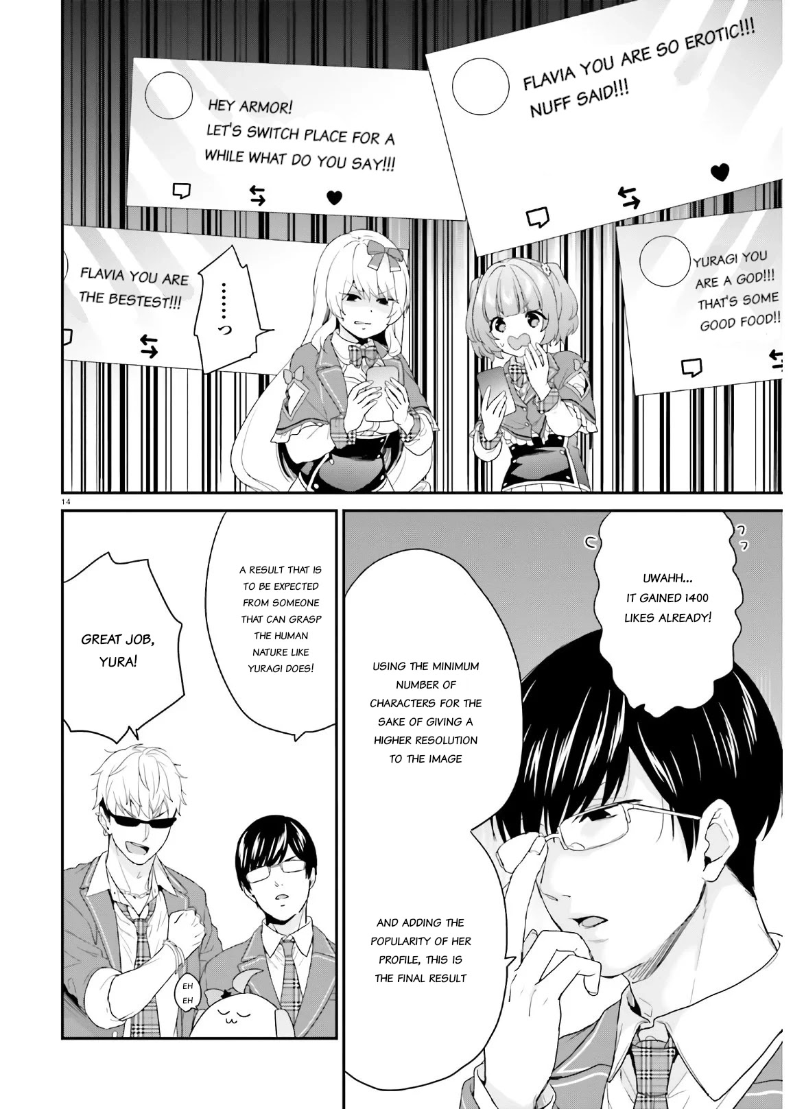 Jishou F-Rank no Oniisama ga Game de Hyouka sareru Gakuen no Chouten ni Kunrin suru Sou desu yo? Chapter 29 page 14 - Chapter 29