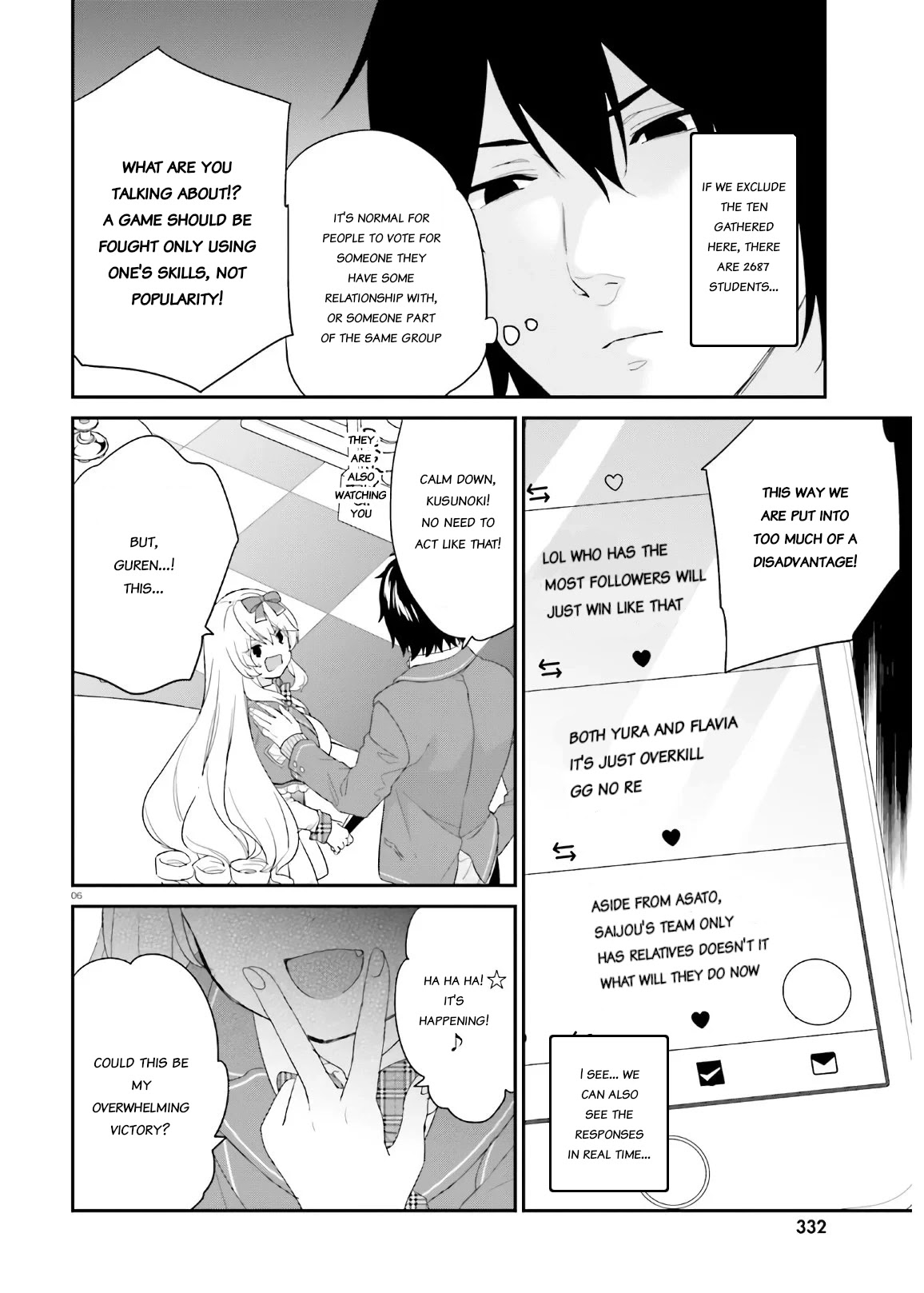 Jishou F-Rank no Oniisama ga Game de Hyouka sareru Gakuen no Chouten ni Kunrin suru Sou desu yo? Chapter 29 page 6 - Chapter 29