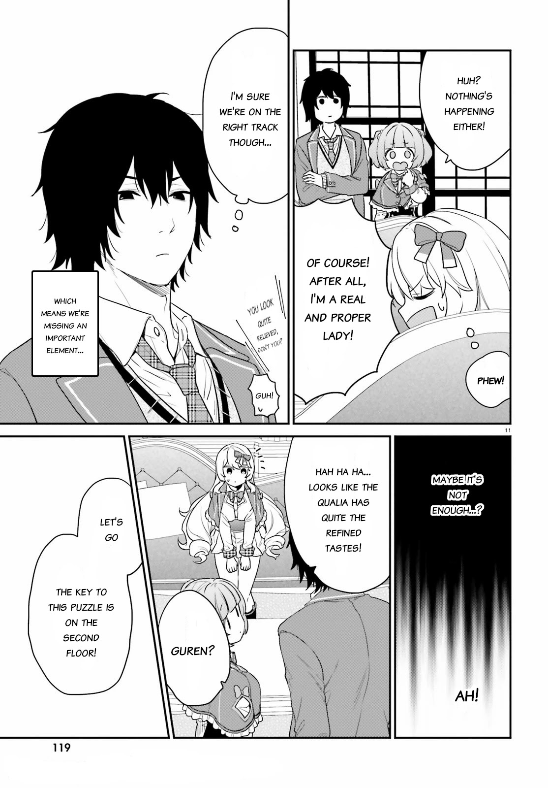 Jishou F-Rank no Oniisama ga Game de Hyouka sareru Gakuen no Chouten ni Kunrin suru Sou desu yo? Chapter 34 page 11 - Chapter 34
