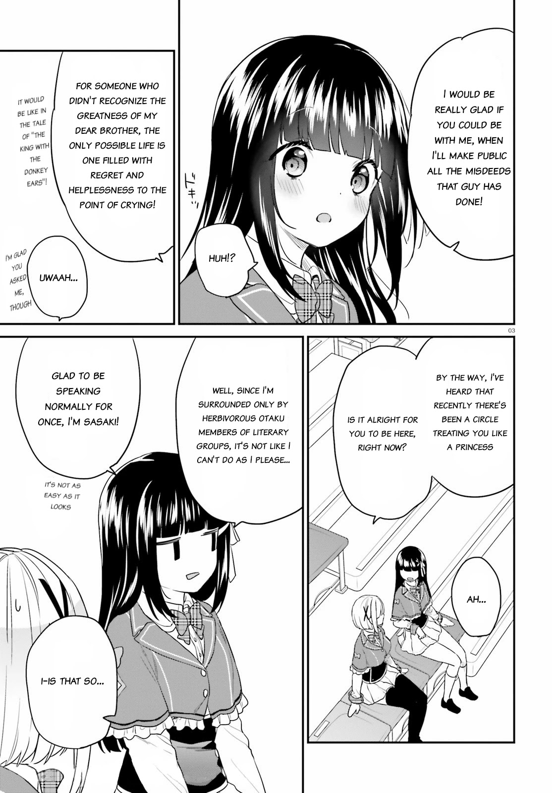 Jishou F-Rank no Oniisama ga Game de Hyouka sareru Gakuen no Chouten ni Kunrin suru Sou desu yo? Chapter 34 page 3 - Chapter 34