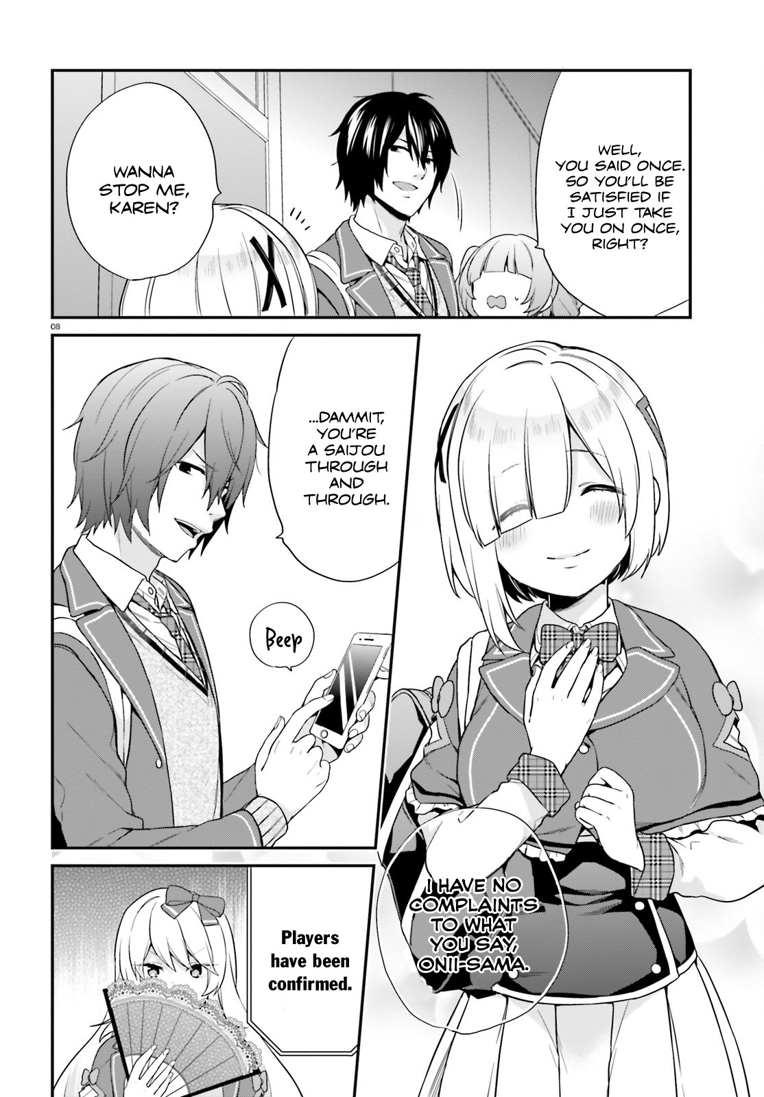 Jishou F-Rank no Oniisama ga Game de Hyouka sareru Gakuen no Chouten ni Kunrin suru Sou desu yo? Chapter 4 page 8 - Chapter 4