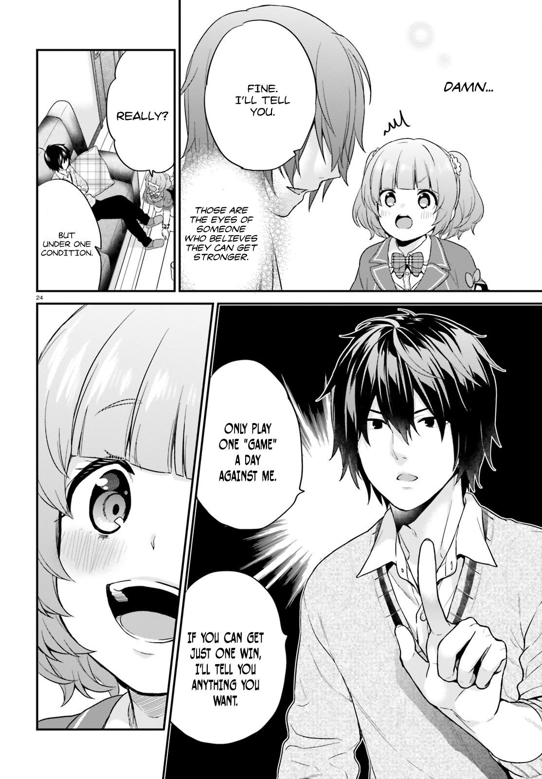 Jishou F-Rank no Oniisama ga Game de Hyouka sareru Gakuen no Chouten ni Kunrin suru Sou desu yo? Chapter 5 page 24 - Chapter 5