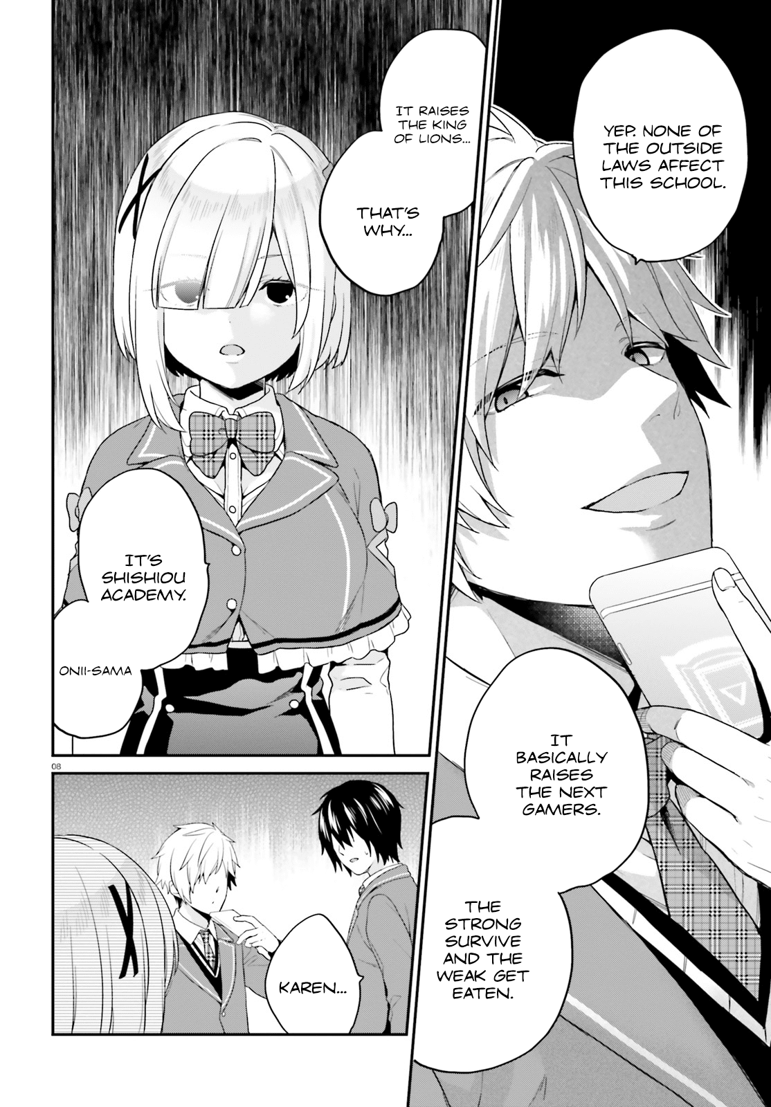 Jishou F-Rank no Oniisama ga Game de Hyouka sareru Gakuen no Chouten ni Kunrin suru Sou desu yo? Chapter 6 page 7 - Chapter 6