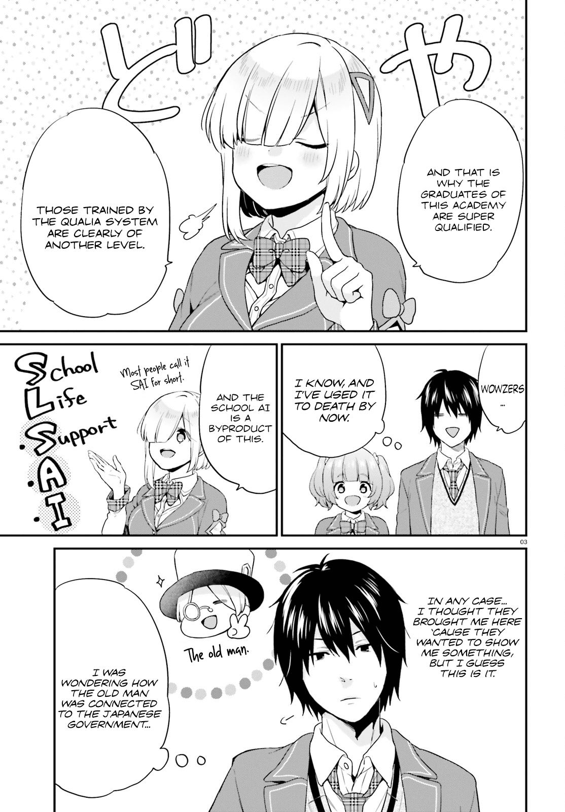 Jishou F-Rank no Oniisama ga Game de Hyouka sareru Gakuen no Chouten ni Kunrin suru Sou desu yo? Chapter 7 page 3 - Chapter 7