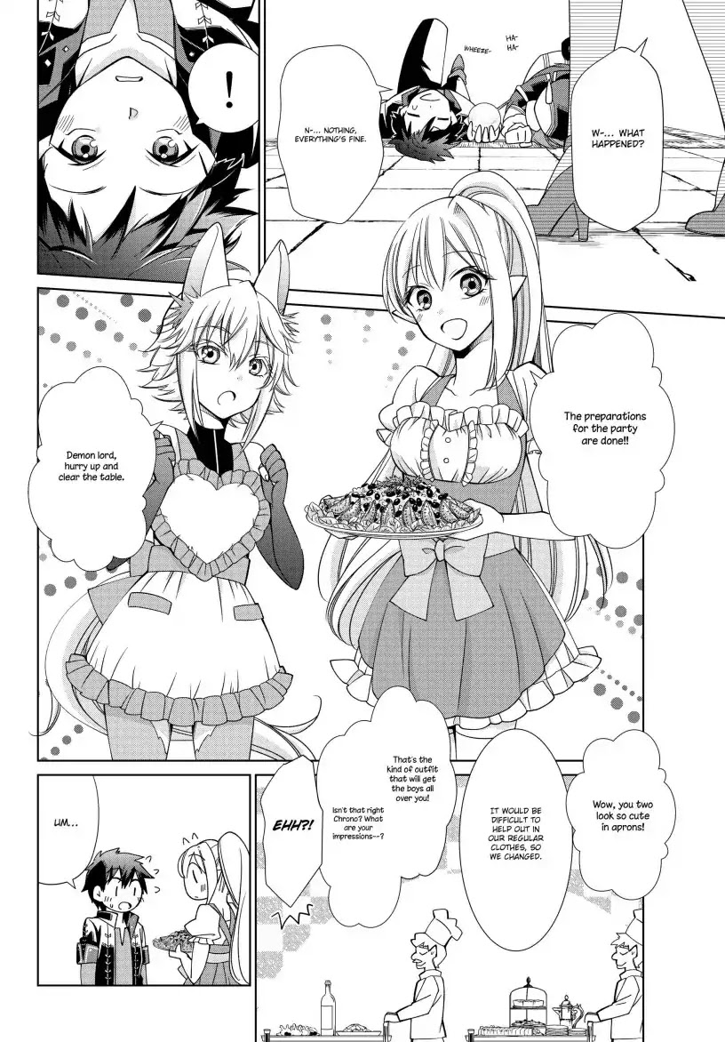Jishou! Heibon Mazoku no Eiyuu Life: B-kyuu Mazoku nano ni Cheat Dungeon wo Tsukutteshimatta Kekka Chapter 10 page 11 - Chapter 10: Chrono Celebrates Victory
