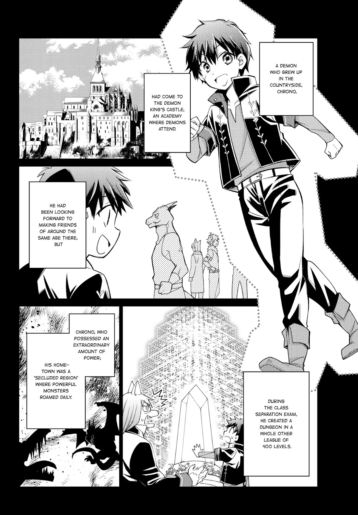 Jishou! Heibon Mazoku no Eiyuu Life: B-kyuu Mazoku nano ni Cheat Dungeon wo Tsukutteshimatta Kekka Chapter 11 page 2 - Chapter 11: Chrono Gains Assistance