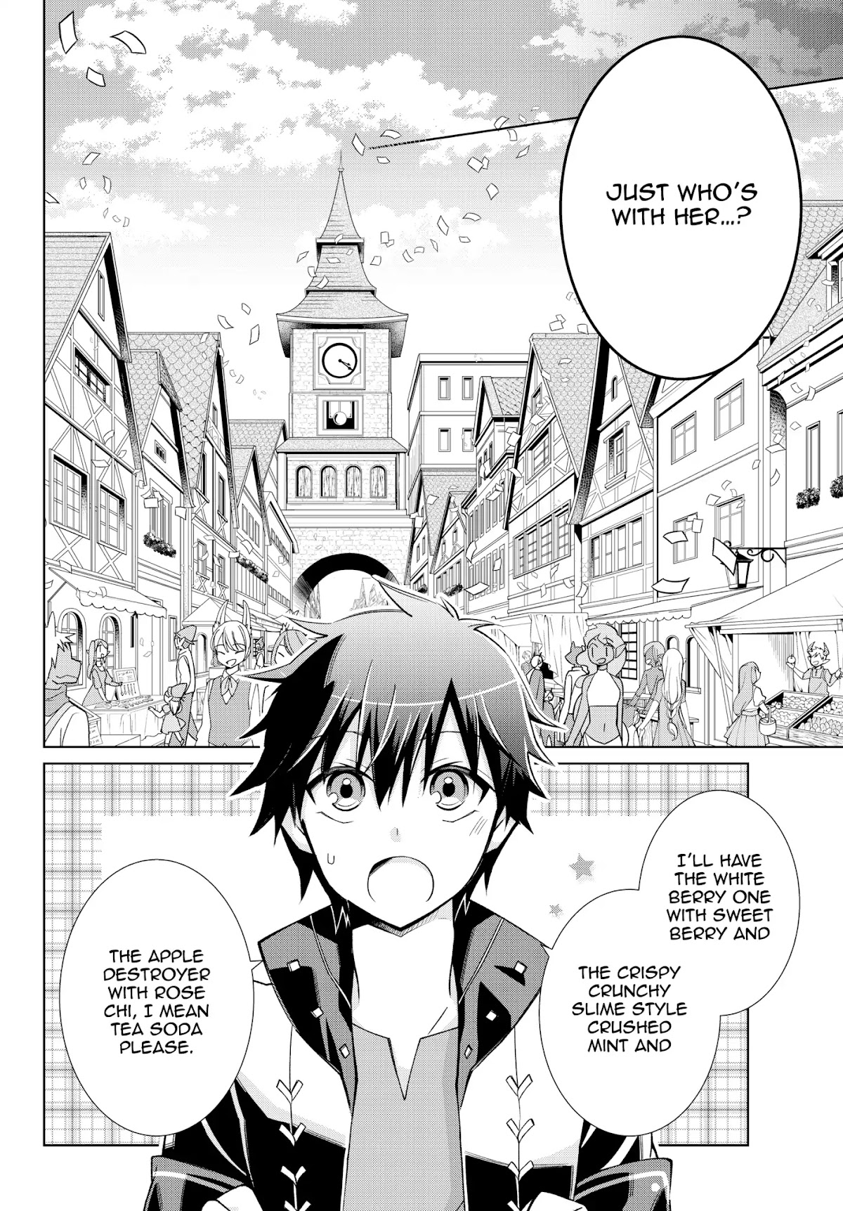 Jishou! Heibon Mazoku no Eiyuu Life: B-kyuu Mazoku nano ni Cheat Dungeon wo Tsukutteshimatta Kekka Chapter 13 page 10 - Chapter 13: Chrono Enjoys Exploring The City