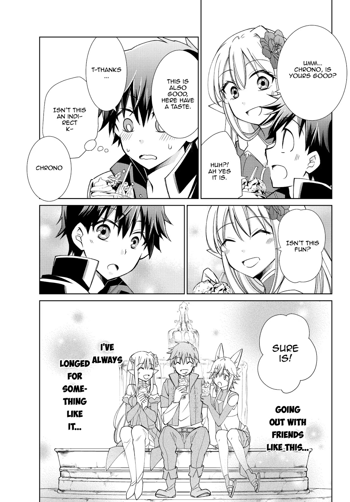 Jishou! Heibon Mazoku no Eiyuu Life: B-kyuu Mazoku nano ni Cheat Dungeon wo Tsukutteshimatta Kekka Chapter 13 page 13 - Chapter 13: Chrono Enjoys Exploring The City