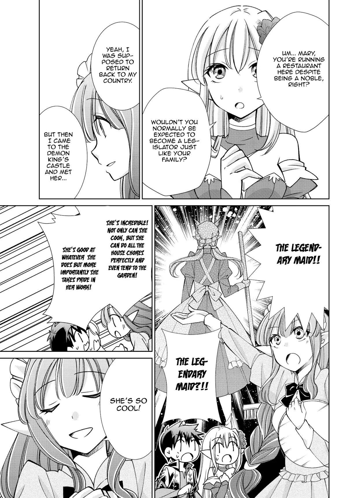 Jishou! Heibon Mazoku no Eiyuu Life: B-kyuu Mazoku nano ni Cheat Dungeon wo Tsukutteshimatta Kekka Chapter 13 page 19 - Chapter 13: Chrono Enjoys Exploring The City