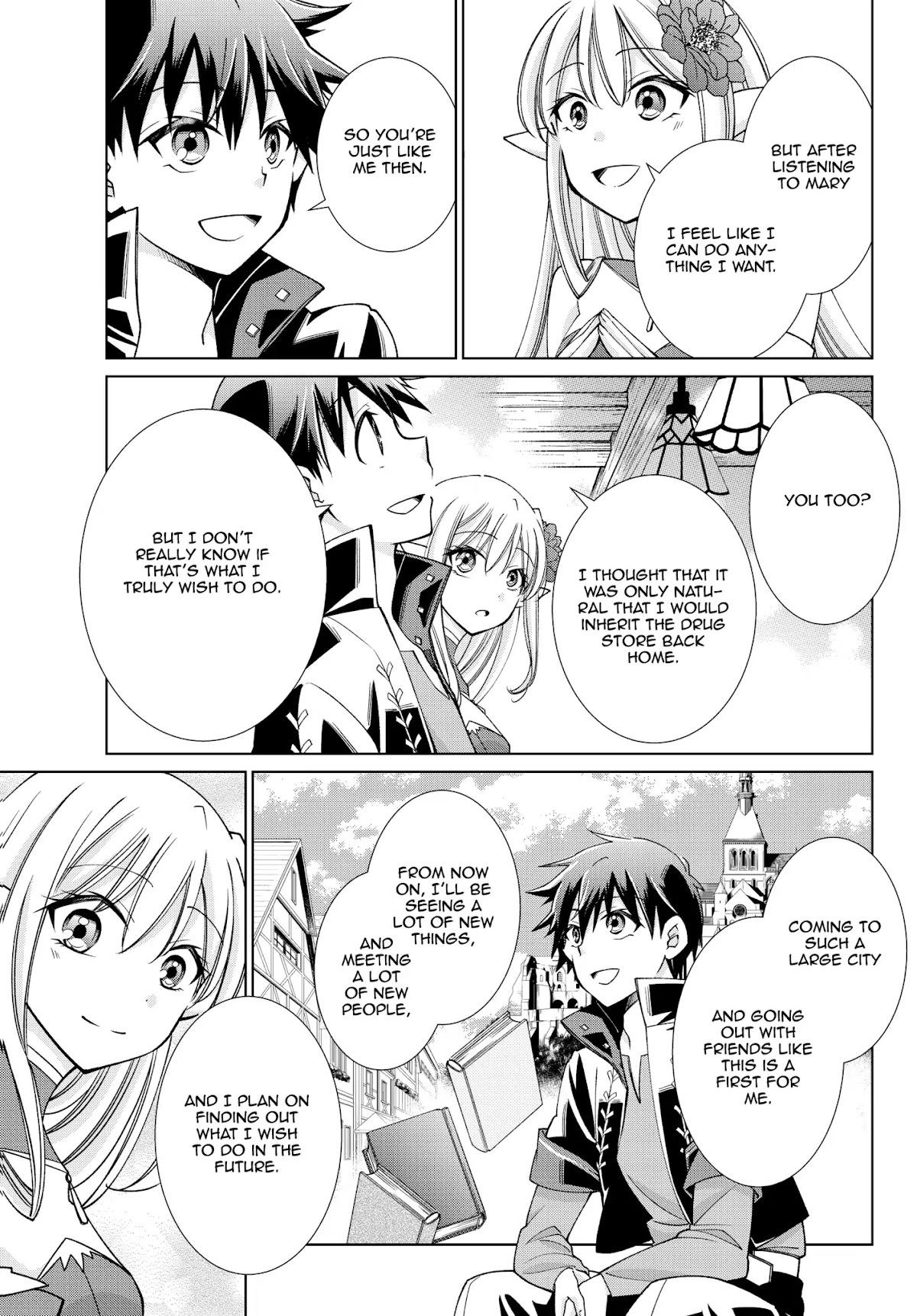 Jishou! Heibon Mazoku no Eiyuu Life: B-kyuu Mazoku nano ni Cheat Dungeon wo Tsukutteshimatta Kekka Chapter 13 page 23 - Chapter 13: Chrono Enjoys Exploring The City
