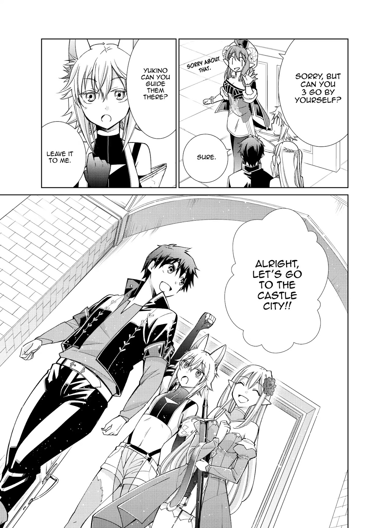 Jishou! Heibon Mazoku no Eiyuu Life: B-kyuu Mazoku nano ni Cheat Dungeon wo Tsukutteshimatta Kekka Chapter 13 page 7 - Chapter 13: Chrono Enjoys Exploring The City