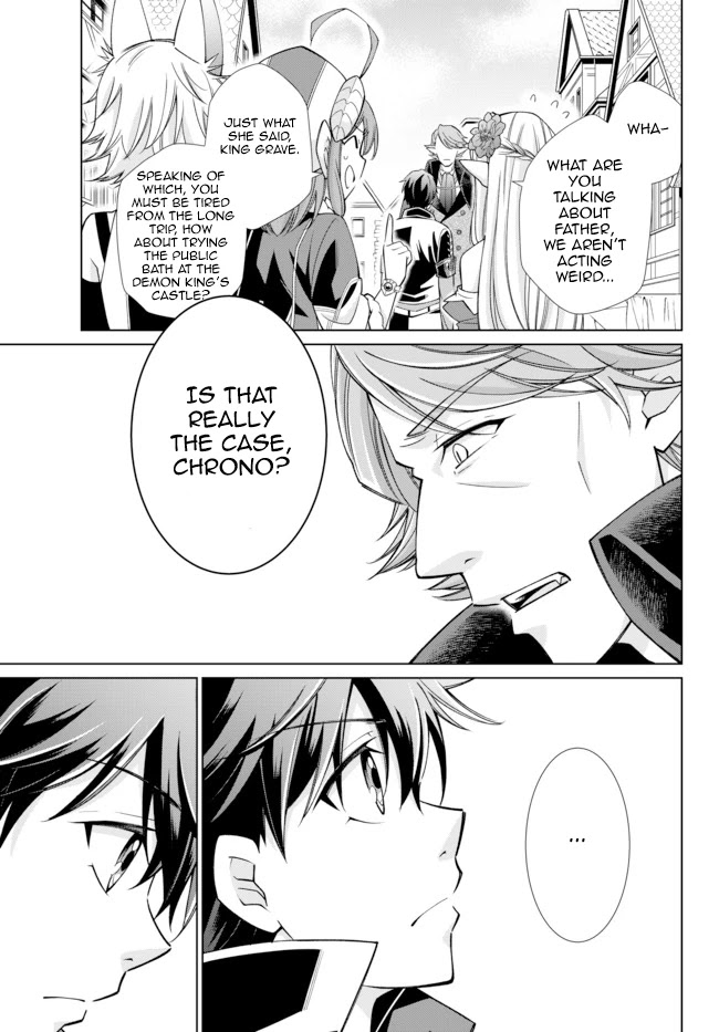 Jishou! Heibon Mazoku no Eiyuu Life: B-kyuu Mazoku nano ni Cheat Dungeon wo Tsukutteshimatta Kekka Chapter 15 page 3 - Chapter 15: Chrono Talks With The Vampire King