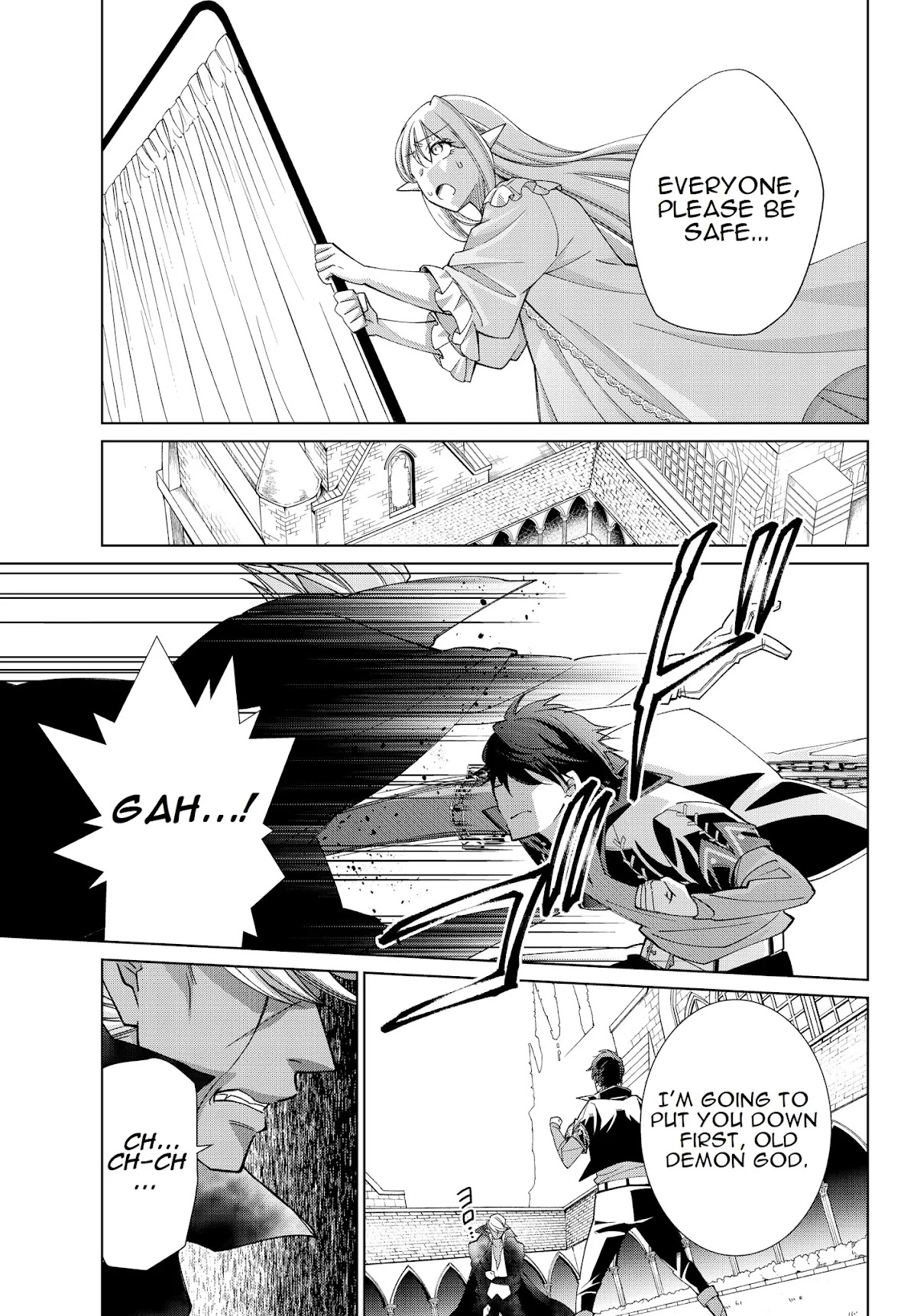 Jishou! Heibon Mazoku no Eiyuu Life: B-kyuu Mazoku nano ni Cheat Dungeon wo Tsukutteshimatta Kekka Chapter 19 page 23 - Chapter 19: Chrono fights demon gods (1)
