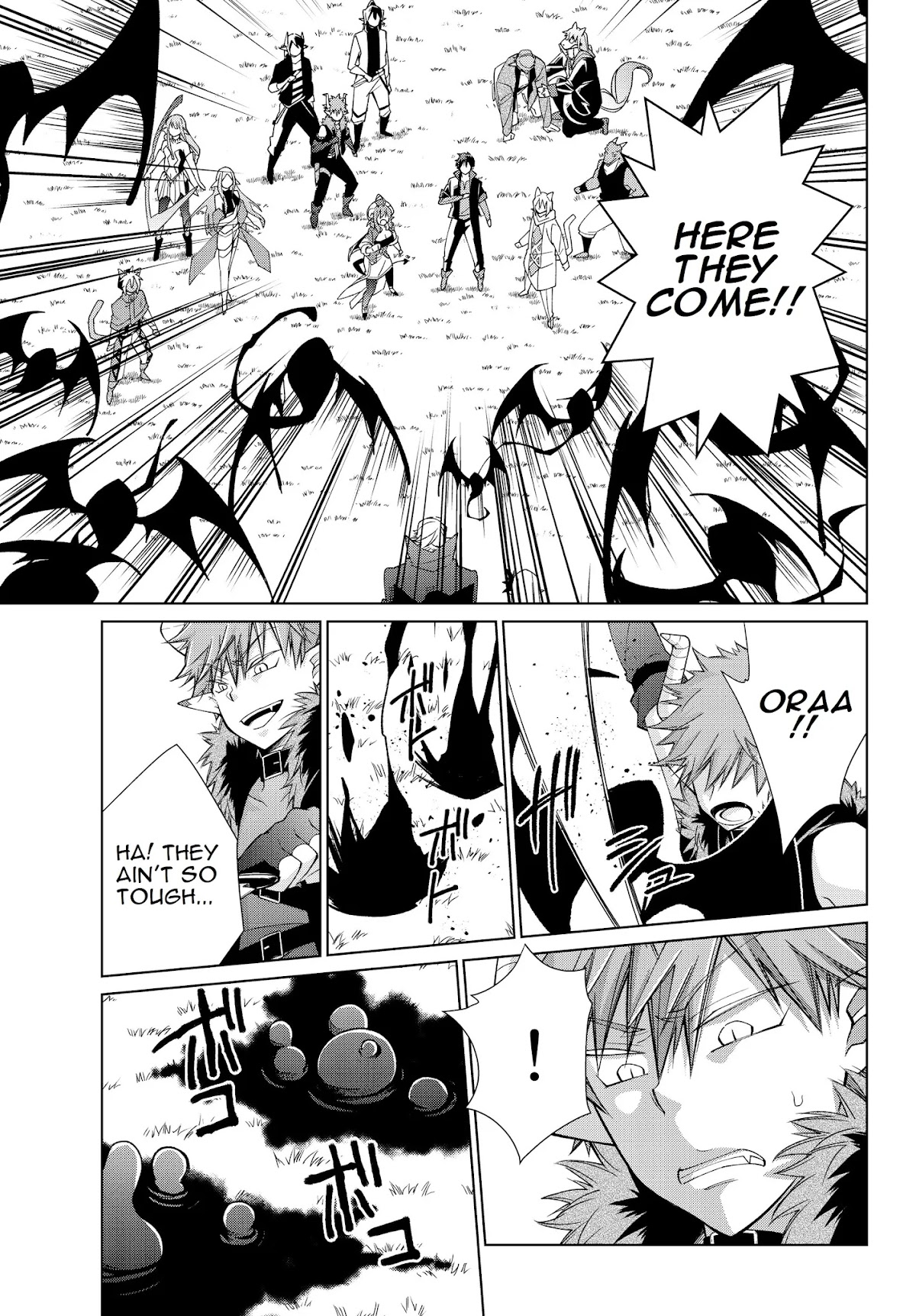 Jishou! Heibon Mazoku no Eiyuu Life: B-kyuu Mazoku nano ni Cheat Dungeon wo Tsukutteshimatta Kekka Chapter 19 page 5 - Chapter 19: Chrono fights demon gods (1)