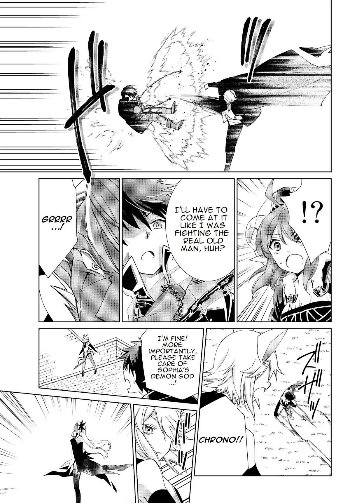 Jishou! Heibon Mazoku no Eiyuu Life: B-kyuu Mazoku nano ni Cheat Dungeon wo Tsukutteshimatta Kekka Chapter 19 page 9 - Chapter 19: Chrono fights demon gods (1)
