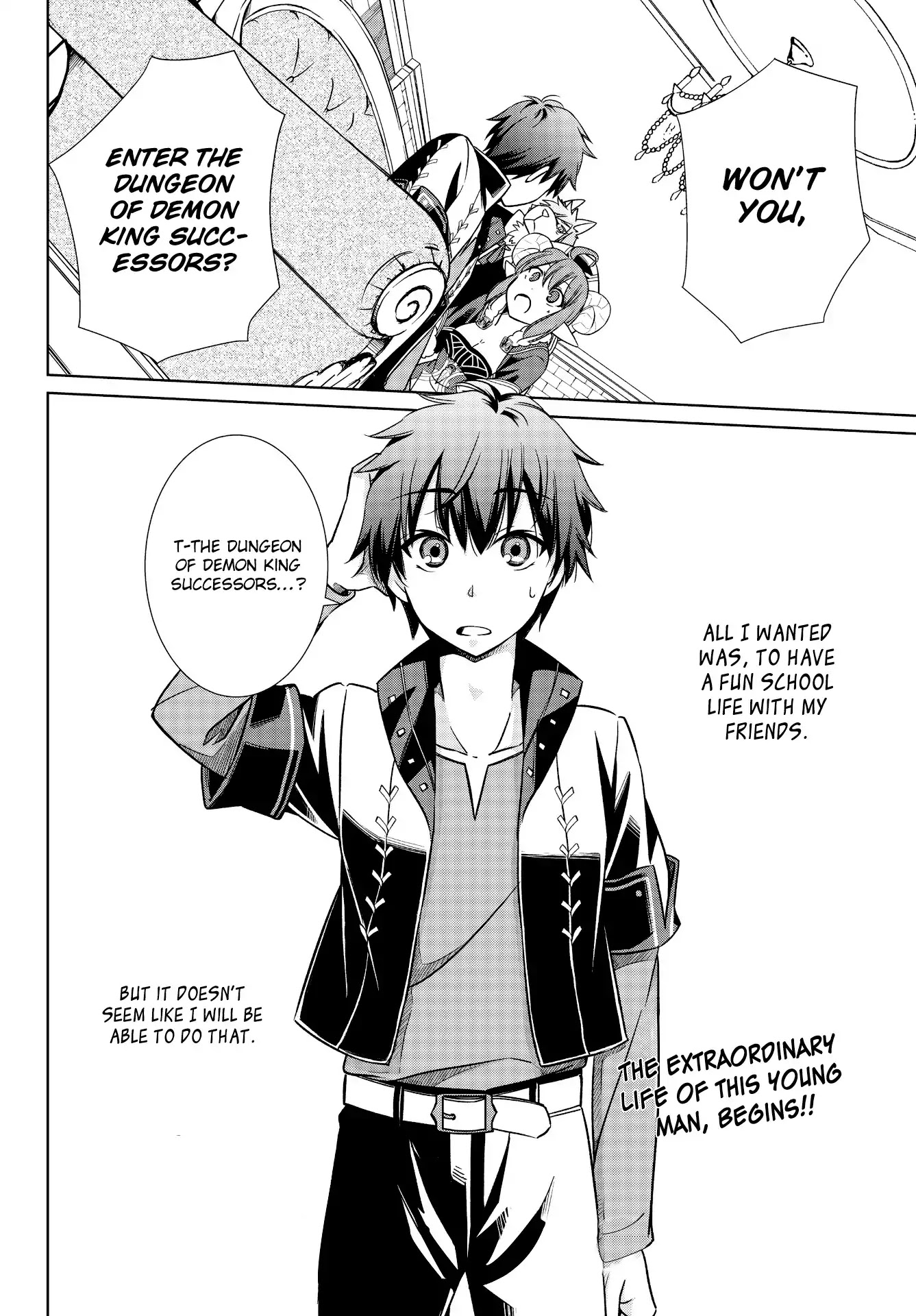 Jishou! Heibon Mazoku no Eiyuu Life: B-kyuu Mazoku nano ni Cheat Dungeon wo Tsukutteshimatta Kekka Chapter 2 page 20 - Chapter 2: Chrono Creates A Dungeon