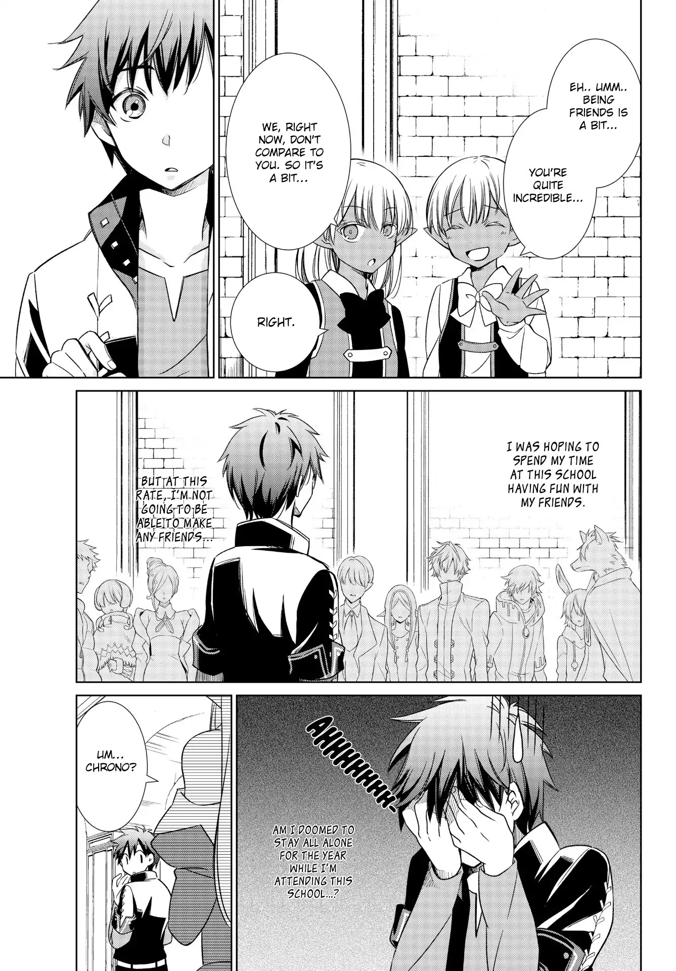 Jishou! Heibon Mazoku no Eiyuu Life: B-kyuu Mazoku nano ni Cheat Dungeon wo Tsukutteshimatta Kekka Chapter 2 page 7 - Chapter 2: Chrono Creates A Dungeon