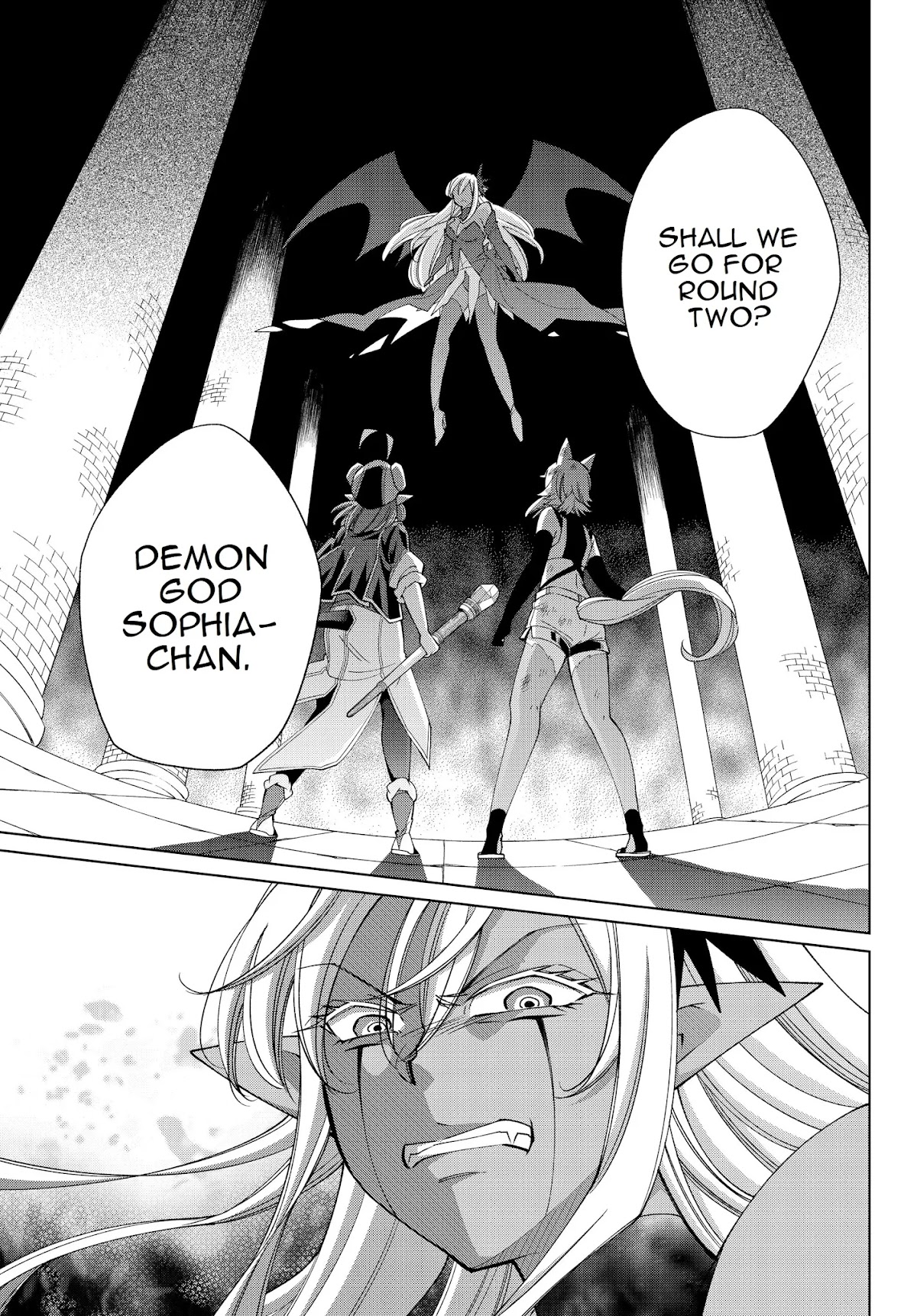 Jishou! Heibon Mazoku no Eiyuu Life: B-kyuu Mazoku nano ni Cheat Dungeon wo Tsukutteshimatta Kekka Chapter 20 page 6 - Chapter 20: Chrono fights demon gods (2)